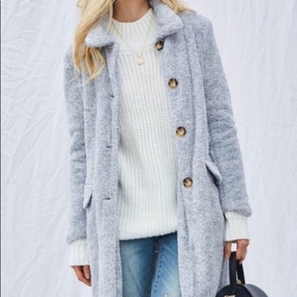 Andree Faix Sherpa Long Jacket NWT🎀🎀 - Picture 3 of 3